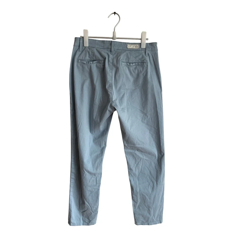 AG‎ Adriano Goldschmied Caden Tailored Trouser Light Blue Chino Mens 30 Prep